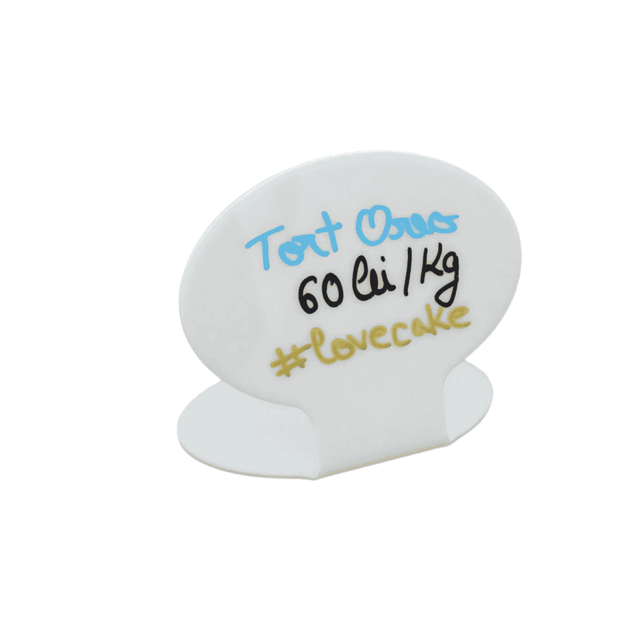 Eticheta De Scris Oval (11,5x7cm)